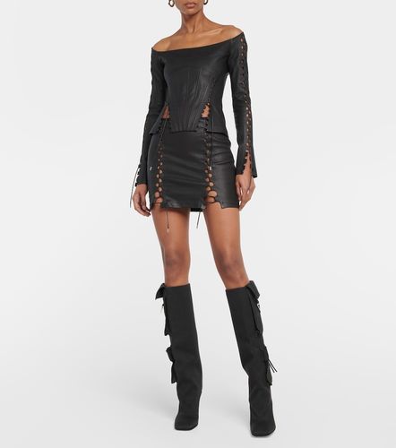 Dion Lee Top bustier en cuir - Dion Lee - Modalova