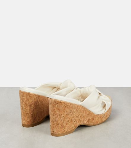 Mules compensées Avenue en cuir - Jimmy Choo - Modalova