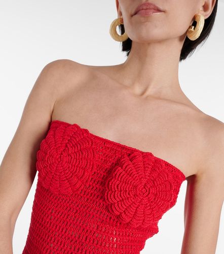 Robe bustier Camellia en crochet de coton - Anna Kosturova - Modalova