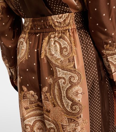 Pantalon palazzo Luna en soie à motif cachemire - Zimmermann - Modalova