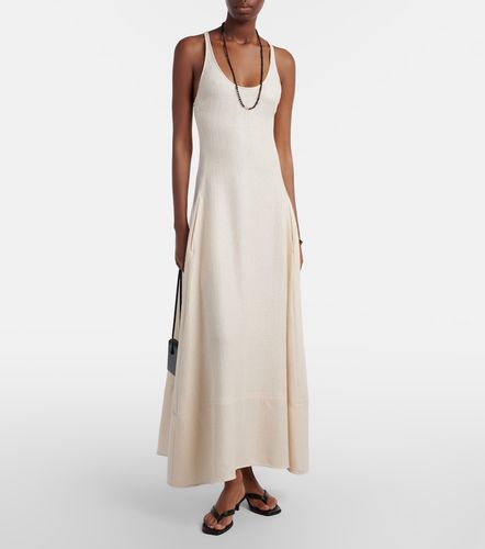 Robe longue en tweed de coton - Toteme - Modalova