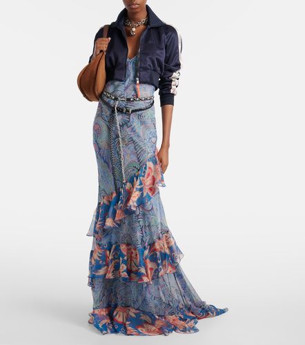 Robe longue en mousseline de soie - Etro - Modalova