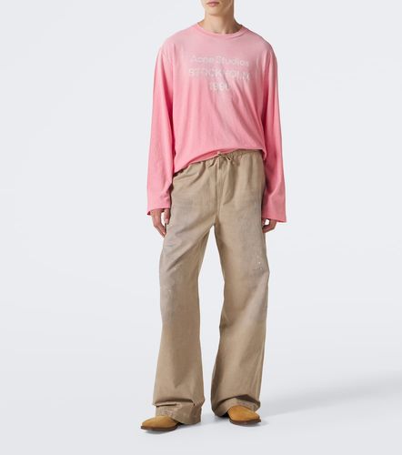 T-shirt 1996 en coton mélangé à logo - Acne Studios - Modalova