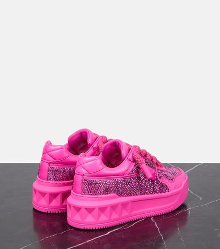 Baskets One Stud XL Toile Iconographe - Valentino Garavani - Modalova