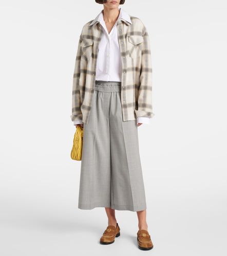 Chemise Moon en cachemire à carreaux - God's True Cashmere - Modalova