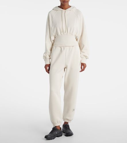 Pantalon de survêtement en coton mélangé à logo - Adidas by Stella McCartney - Modalova