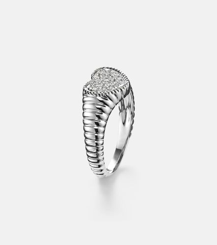 Yvonne Léon Bague en or blanc 9 ct et diamants - Yvonne Leon - Modalova