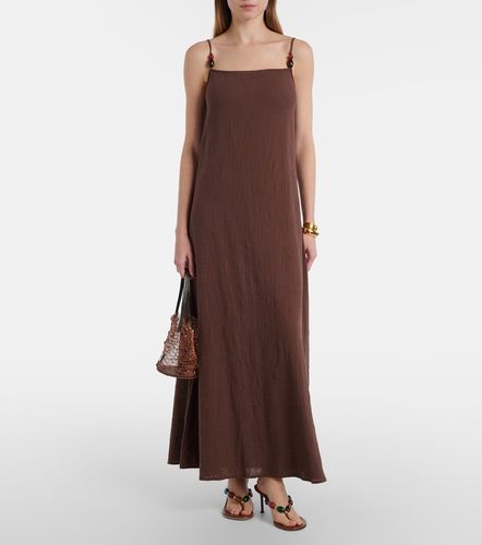 Robe longue Laura en gaze de coton - Staud - Modalova
