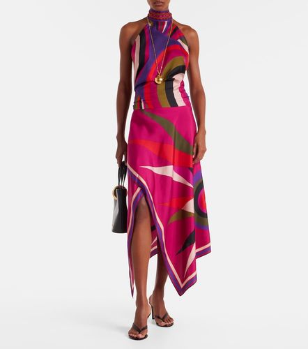 Pucci Top Iride en satin de soie - Pucci - Modalova
