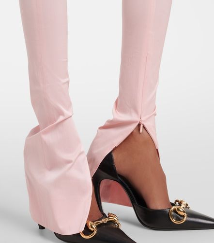 Gucci Legging en soie mélangée - Gucci - Modalova