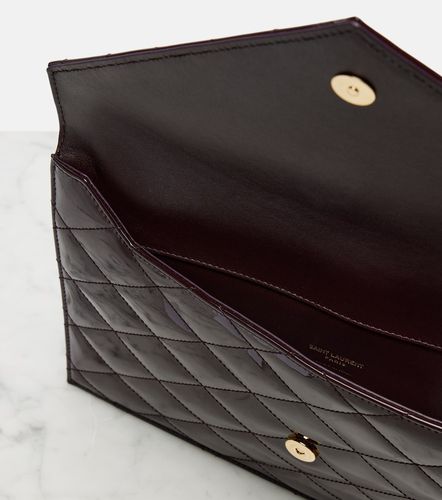 Pochette Paris en cuir verni - Saint Laurent - Modalova