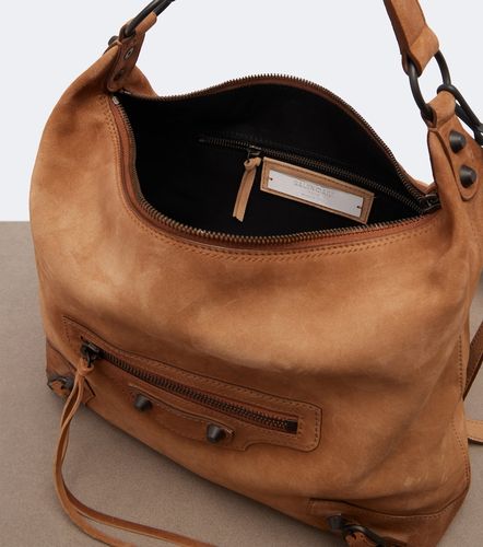 Sac porté épaule Le City Small en daim - Balenciaga - Modalova