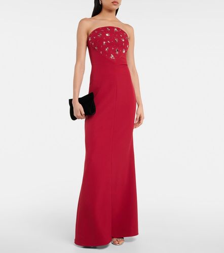 Robe bustier Makkari en crêpe à ornements - Safiyaa - Modalova