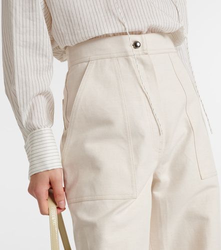 Pantalon ample Oboli en coton et lin - Max Mara - Modalova