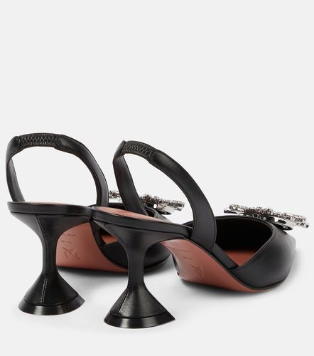 Escarpins slingback Begum 70 en cuir - Amina Muaddi - Modalova