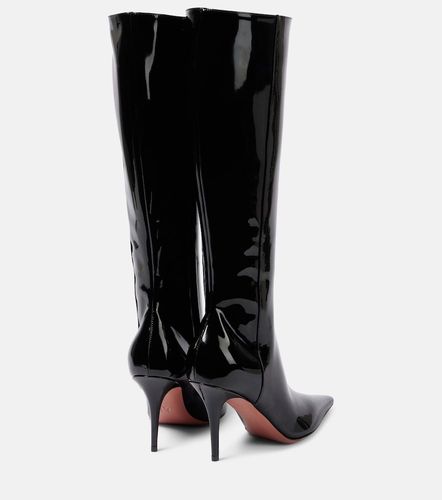 Bottes Barbara 90 en cuir verni - Amina Muaddi - Modalova