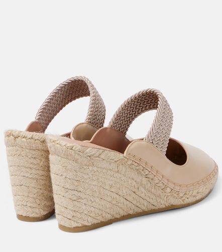 Espadrilles compensées Siena 70 en cuir - Malone Souliers - Modalova
