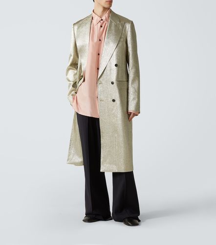 Dries Van Noten Manteau en lamé - Dries Van Noten - Modalova