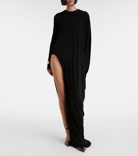 Robe longue asymétrique en crêpe - Tom Ford - Modalova