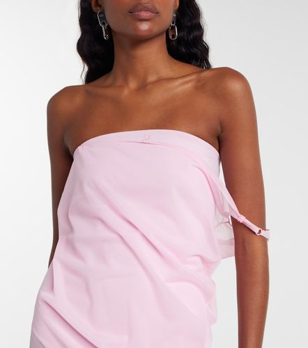 Courrèges Robe midi en crêpe - Courreges - Modalova