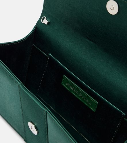 Pochette Maycap en satin à ornements - Manolo Blahnik - Modalova