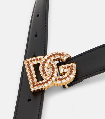 Ceinture DG en cuir à ornements - Dolce&Gabbana - Modalova