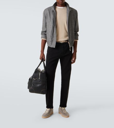 Jean droit à taille mi-haute - Brunello Cucinelli - Modalova