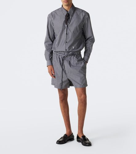 Chemise en popeline de coton à rayures - Saint Laurent - Modalova