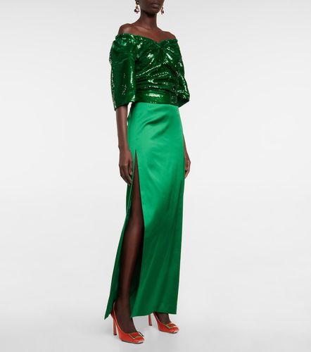 Escarpins Trompette en satin - Roger Vivier - Modalova
