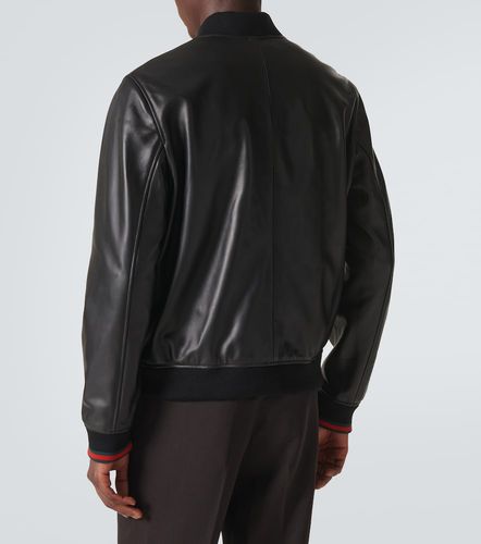 Gucci Veste bomber en cuir - Gucci - Modalova