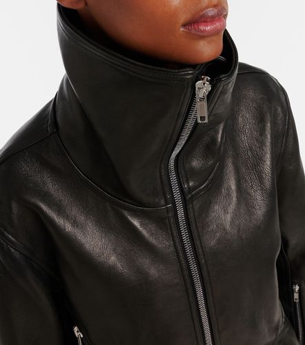 Veste asymétrique en cuir - Rick Owens - Modalova