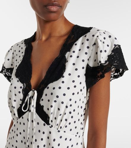 Rixo Robe à pois et dentelle - Rixo - Modalova