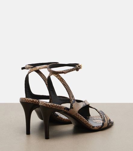 Sandales Liria en cuir à effet serpent - Khaite - Modalova