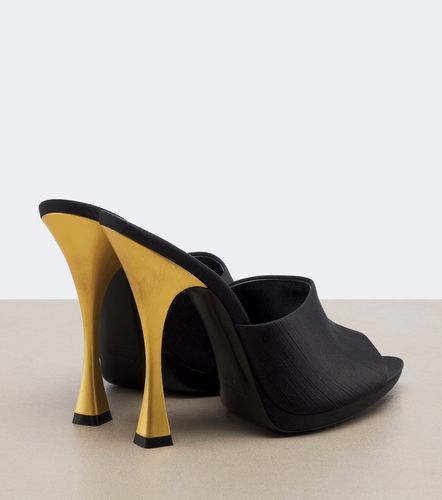 Saint Laurent Mules Leon en satin - Saint Laurent - Modalova