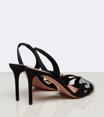 Sandales slingback Ribbon Kiss en cuir - Aquazzura - Modalova