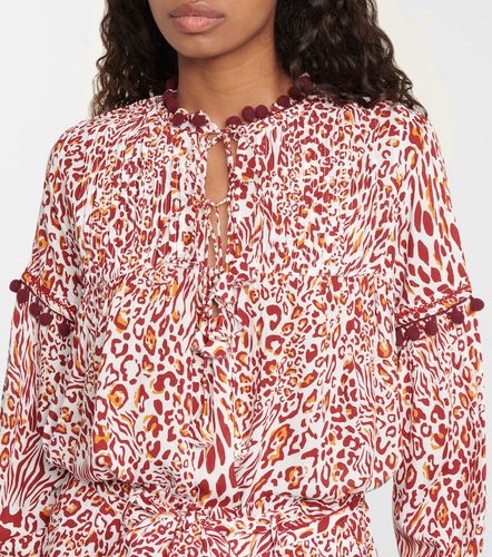 Blouse Clara à motif léopard - Poupette St Barth - Modalova