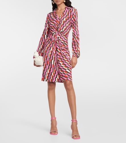Robe portefeuille imprimée - Diane von Furstenberg - Modalova