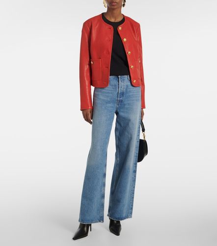 Veronica Beard Veste Andrea en cuir - Veronica Beard - Modalova