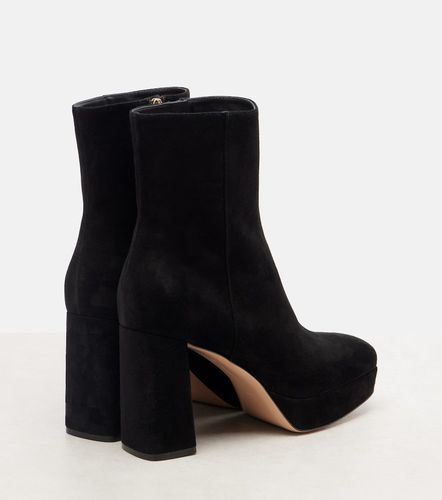 Bottines à plateforme Daisen 95 en daim - Gianvito Rossi - Modalova