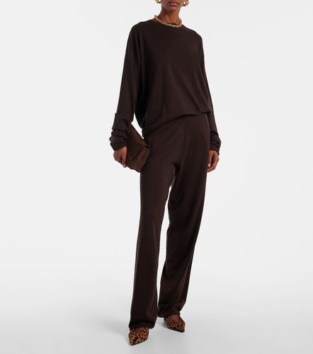 Pantalon droit N°353 Leisure en coton mélangé - Extreme Cashmere - Modalova