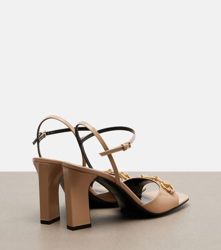 Sandales Signora Horsebit en cuir - Gucci - Modalova