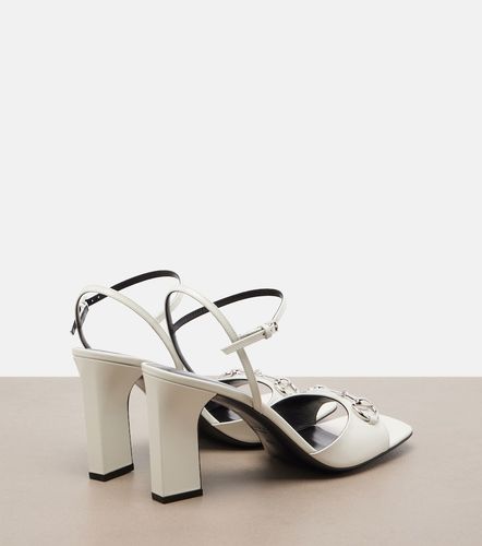 Sandales Signora Horsebit en cuir - Gucci - Modalova
