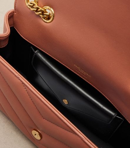 Sac porté épaule Loulou Small en cuir - Saint Laurent - Modalova