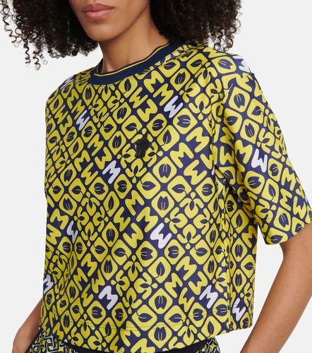 T-shirt raccourci imprimé - Moncler Grenoble - Modalova