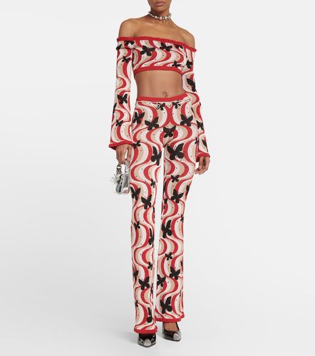 Top bandeau imprimé - Alessandra Rich - Modalova