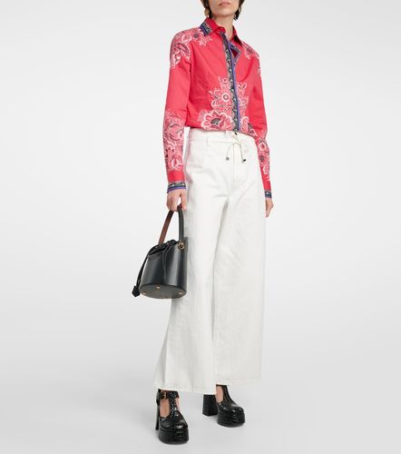 Chemise en coton mélangé à imprimé floral - Etro - Modalova