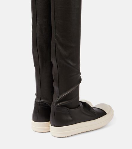 Baskets montantes Stocking en cuir - Rick Owens - Modalova