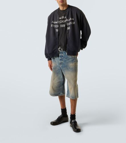 Sweat-shirt en coton mélangé à logo - Acne Studios - Modalova