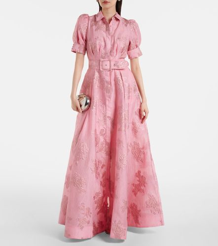 Robe longue Benette en brocart - Rebecca Vallance - Modalova