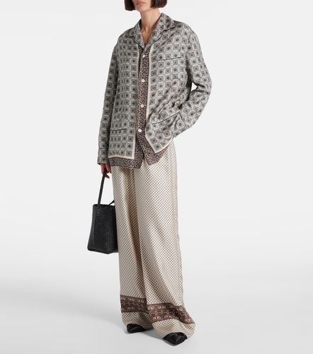 Pantalon ample Valerio imprimé en soie - Loro Piana - Modalova
